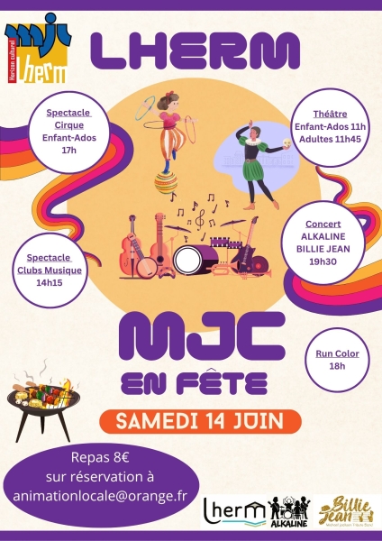 Affiche fete MJC 2025